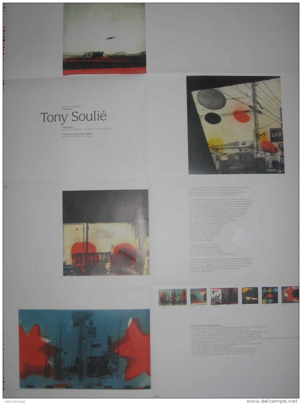 Affiche SOULIE Tony Exposition Saint Herblain 2010 - Affiches & Offsets