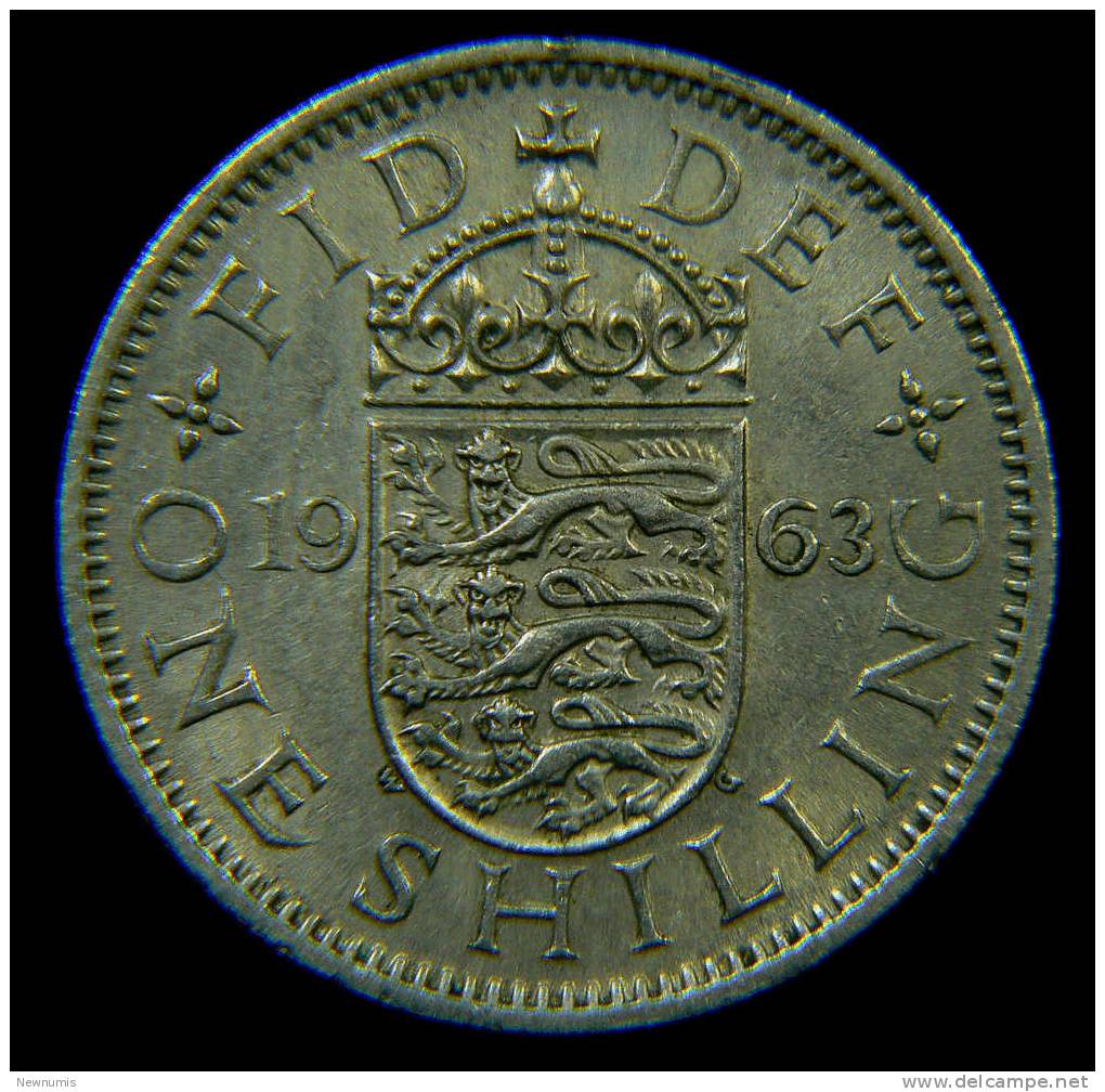 GRAN BRETAGNA 1 SHILLING 1963 - I. 1 Shilling