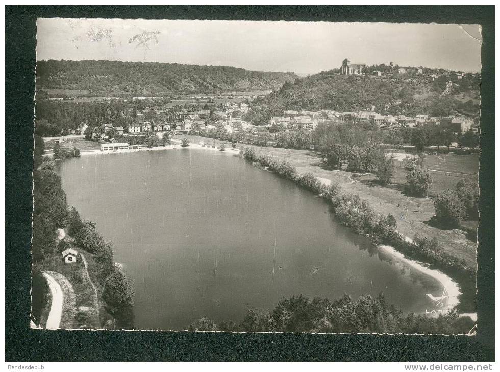 CPSM - En Avion Au-dessus De DUN SUR MEUSE (55) - Vue Aérienne Lac Vert LAPIE 2) - Dun Sur Meuse