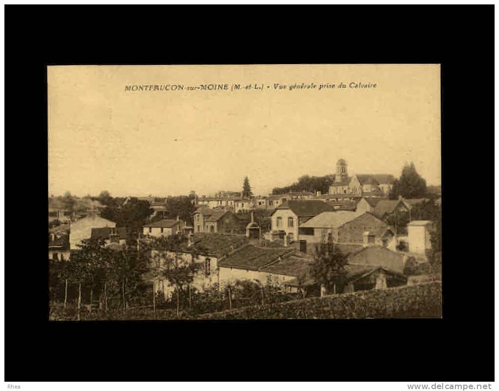 49 - MONTFAUCON - Vue Générale Prise Du Calvaire - Montfaucon