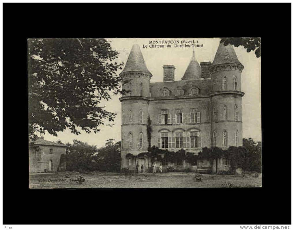 49 - MONTFAUCON - Le Chateau Du Doé-les-Tours - Montfaucon