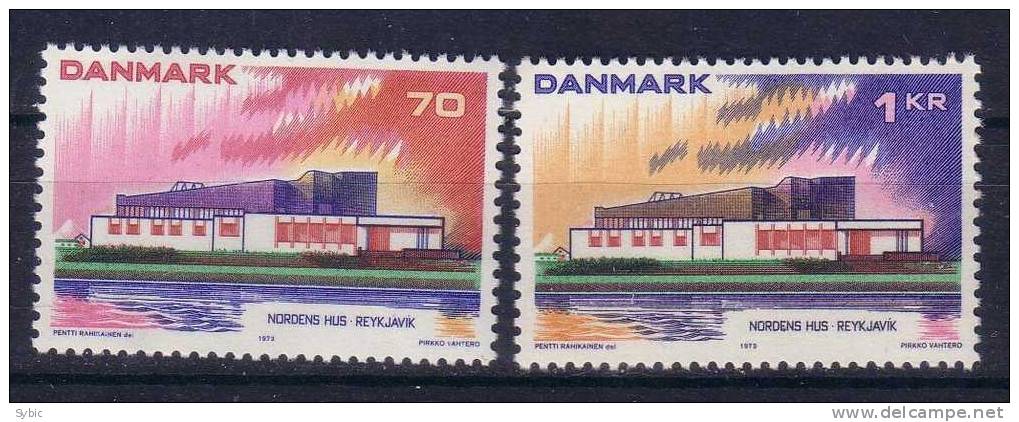 DANEMARK - 1973 - Norden - Yvert 554/555 - Unused Stamps