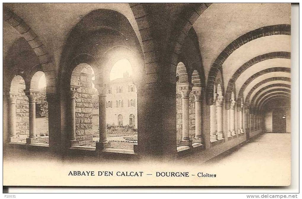 DOURGNE  ABBAYE D'EN-CALCAT  Cloitre - Dourgne