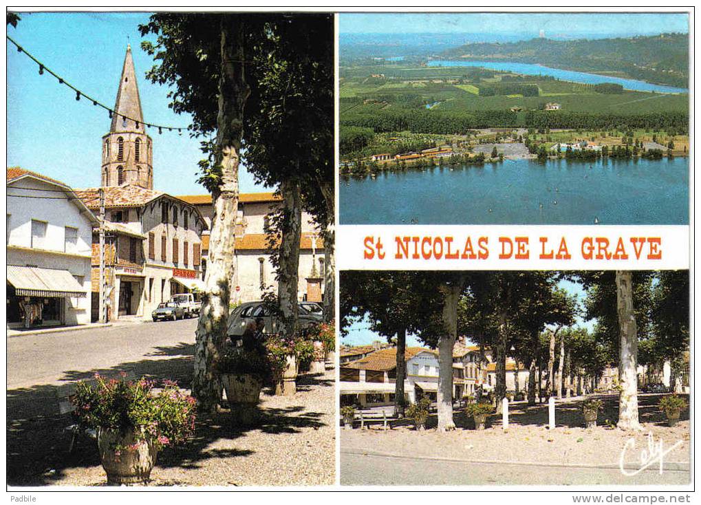 Carte Postale 82. Saint-Nicolas-de-la-Grave  Trés Beau Plan - Saint Nicolas De La Grave