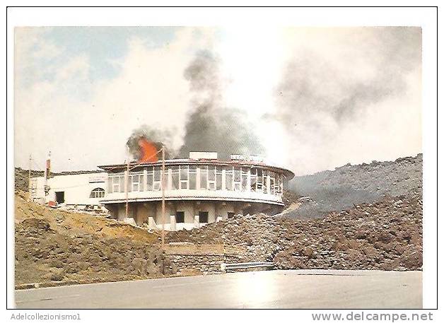 47301)cartollina Illustratoria Etna - Ristorante Corsaro E Panorama - Enna