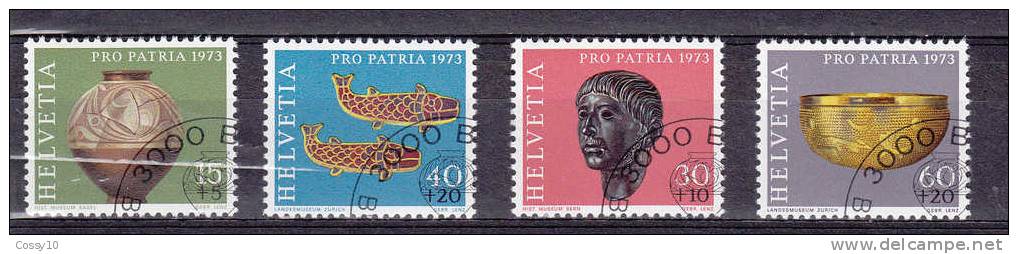 1973    PP      N° 158 à 161         OBLITERES     CATALOGUE  ZUMSTEIN - Used Stamps
