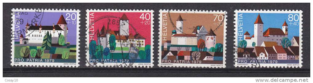 1979    PP      N° 182 à 185         OBLITERES     CATALOGUE  ZUMSTEIN - Used Stamps