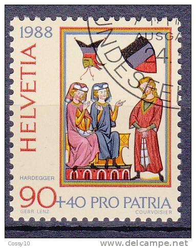 1988    PP      N° 222        OBLITERE     CATALOGUE  ZUMSTEIN - Used Stamps