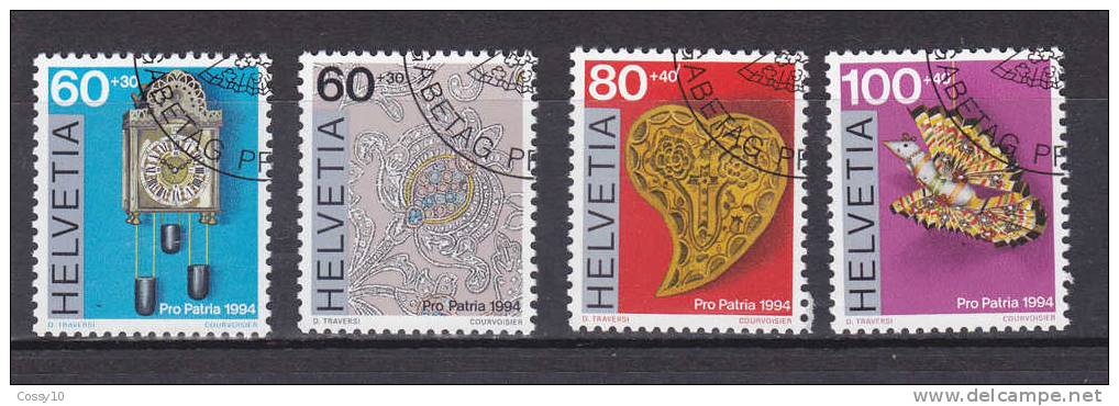 1994    PP      N° 243 à 246         OBLITERES     CATALOGUE  ZUMSTEIN - Used Stamps