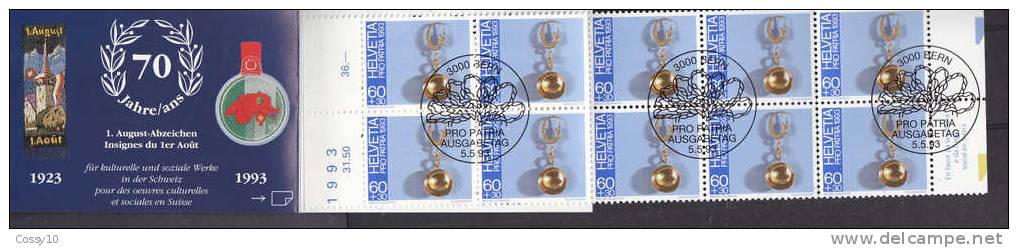 1993    CARNET    PP      N° WII/4         OBLITERE     CATALOGUE  ZUMSTEIN - Markenheftchen