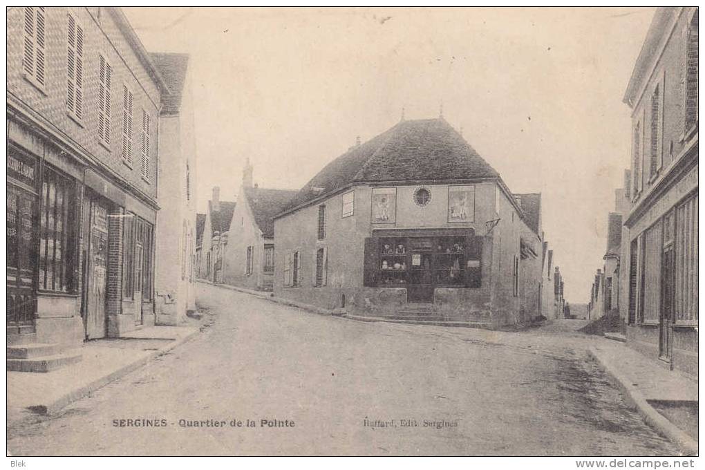 89. Yonne :  Sergines . Le Quartier De La Pointe . - Sergines