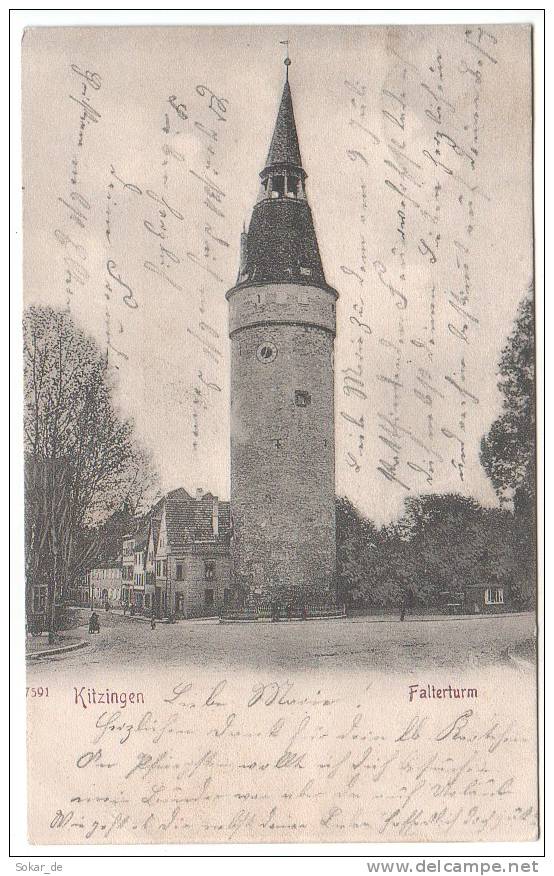 AK Kitzingen Unterfranken Falterturm 1905 - Kitzingen
