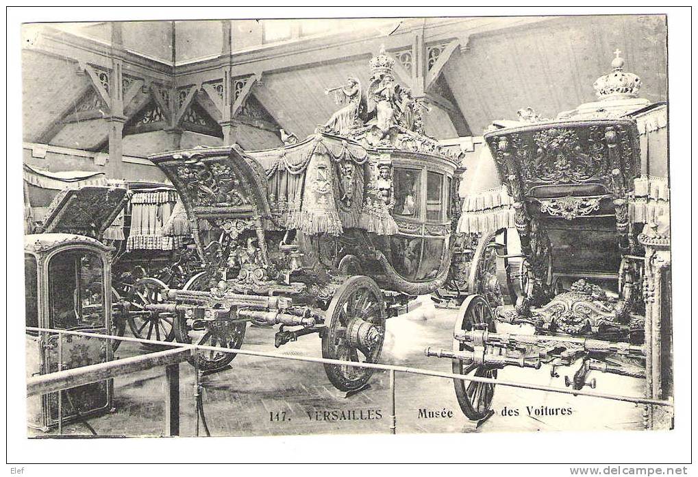 VERSAILLES,Yvelines: Musée Des Voitures ;Chaise à Porteur,Carrosse; Ed Manien  ; TB - Taxis & Droschken