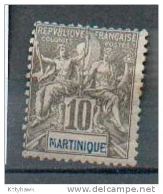 MART 192 - YT 35 * - Charnière Complète Une Plissure Au Verso - Unused Stamps