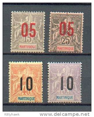 MART 204 - YT 787 à 81 * - Le YT 81 Présente Des Rousseurs - Charnières Complètes - Unused Stamps