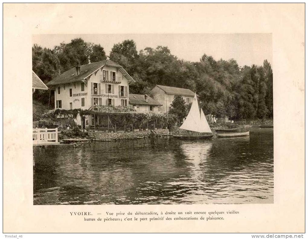 YVOIRE 74 ( RARE PLANCHE PHOTO )  ANNEES 30 - Autres & Non Classés