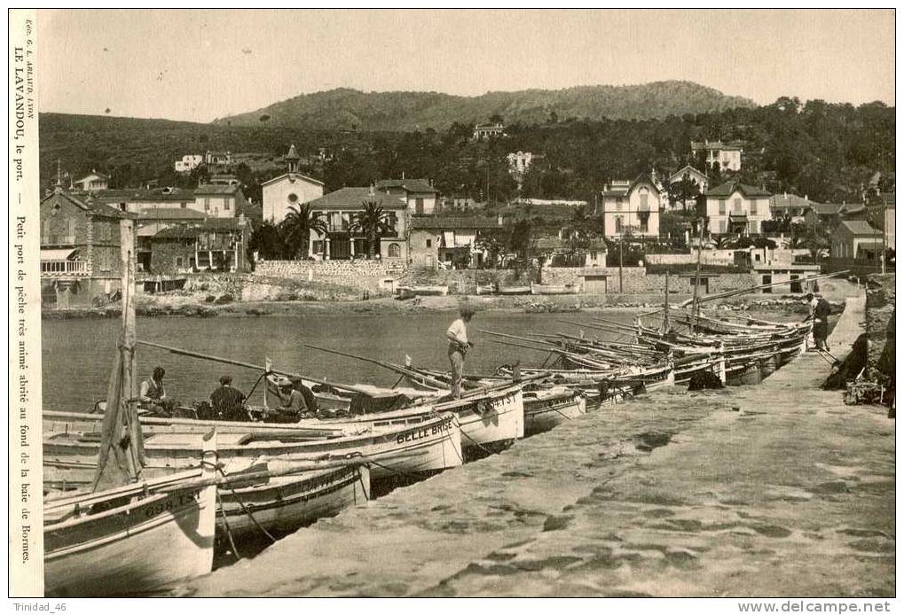 LE LAVANDOU 83  ( RARE PLANCHE PHOTO )  ANNEES 30 - Autres & Non Classés