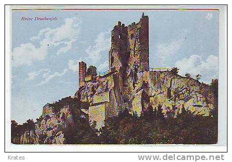 Postcard - Ruine Drachenfels (177) - Drachenfels