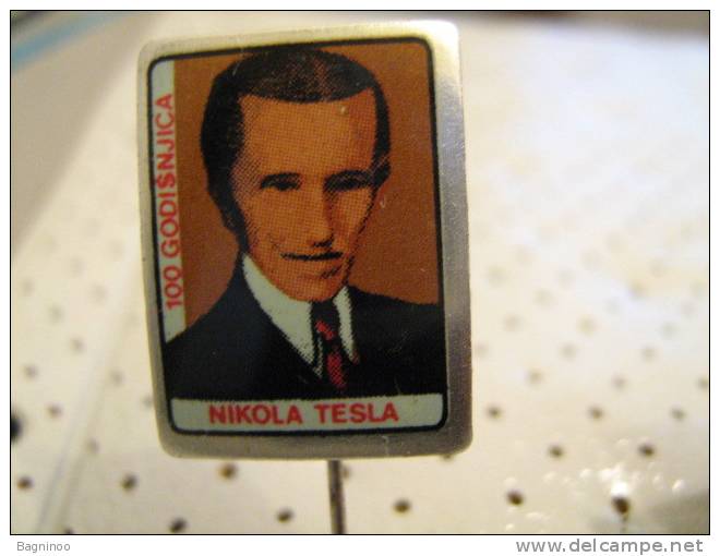 Nikola TESLA Pin - Celebrities