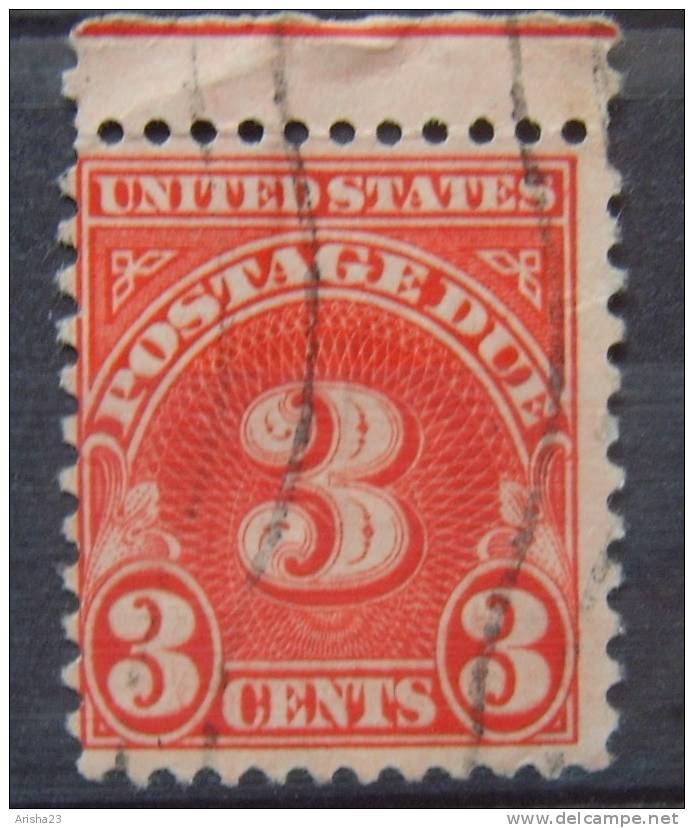 OS.21-6-1. Unites States, USA, 1930 - Postage Due 3 Cents - Portomarken