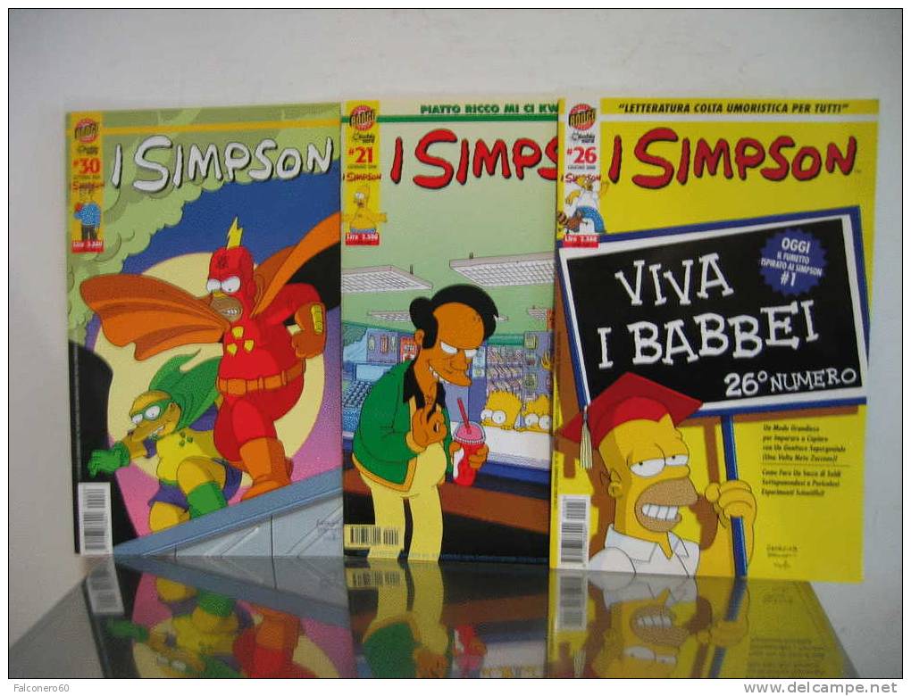 I  SIMPSON  N° 21-22-26-30 - Humoristiques