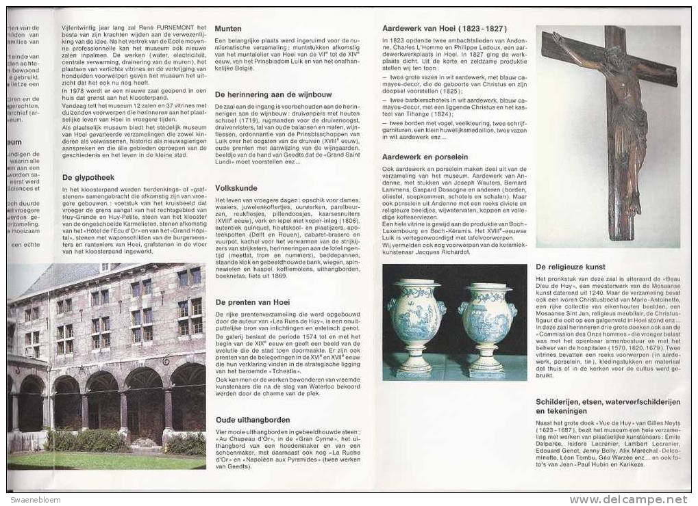 BE.- Programma - Hoei - Stedelijk Museum Van Hoei In Het Vroegere Klooster Van De Minderbroeders Te Huy. 3 Scans - Programma's