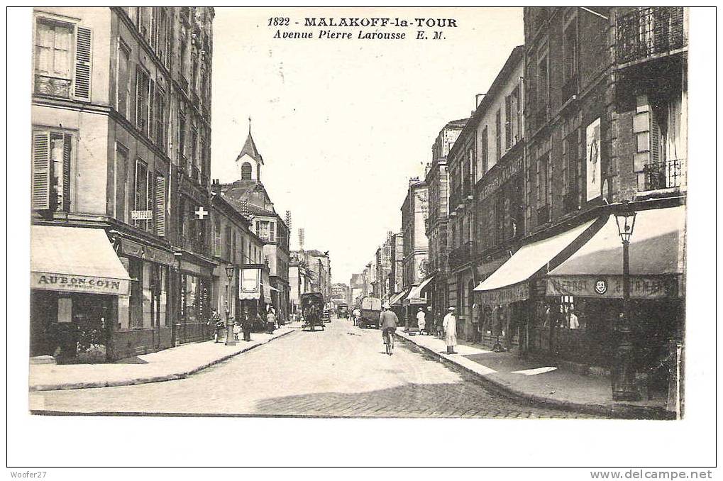 CPA MALAKOFF La Tour Avenue Pierre Larousse - Malakoff