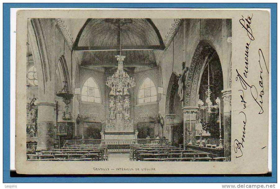 94 - GENTILLY --   Intérieur De L'Eglise - Gentilly