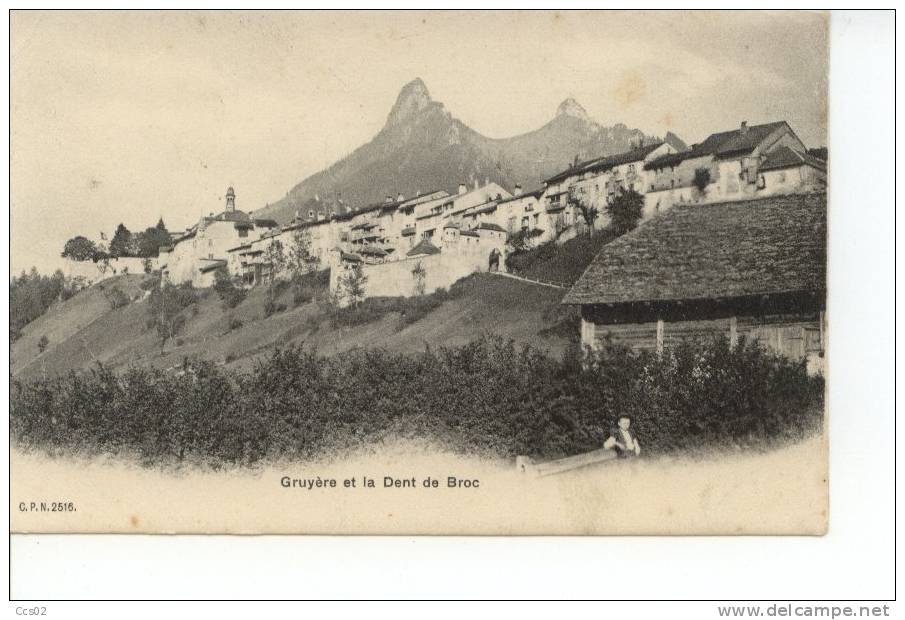 Gruyères Et La Dent De Broc - Broc