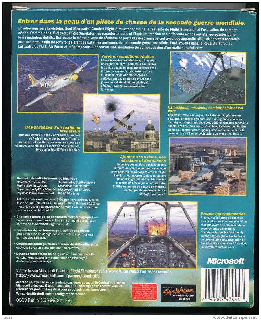 COMBAT FLIGHT SIMULATOR  SERIE EUROPE  39 - 45 - PC-Games