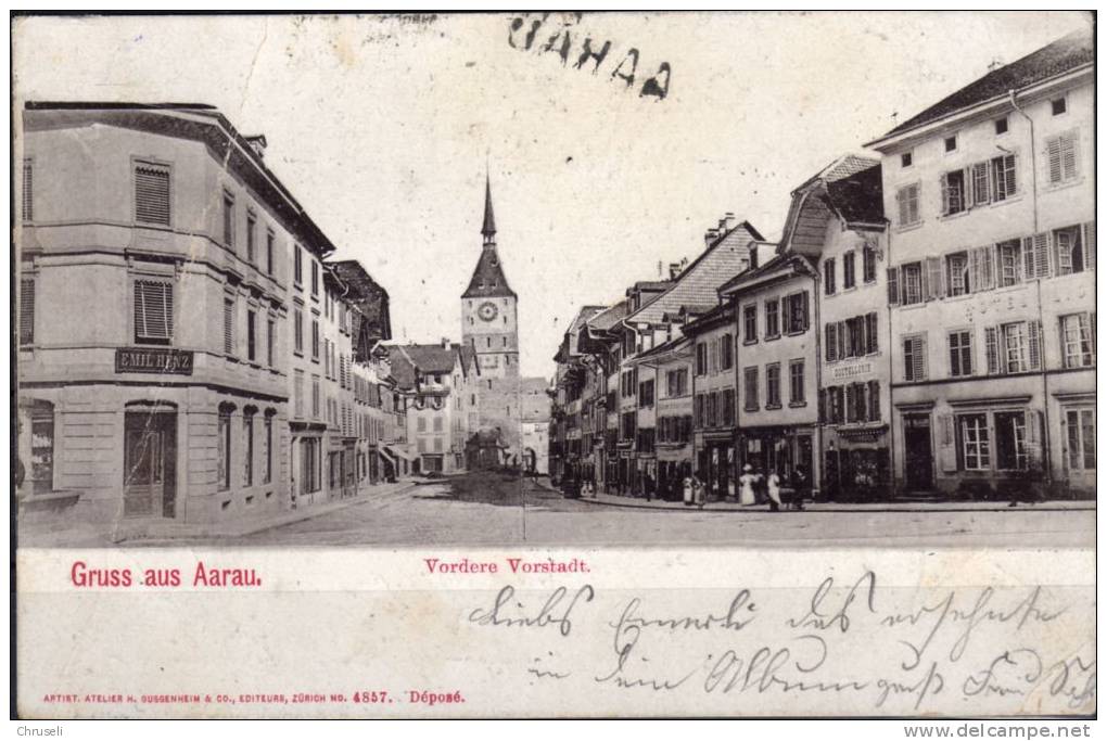Aarau Vordere Vorstadt 1903 - Aarau
