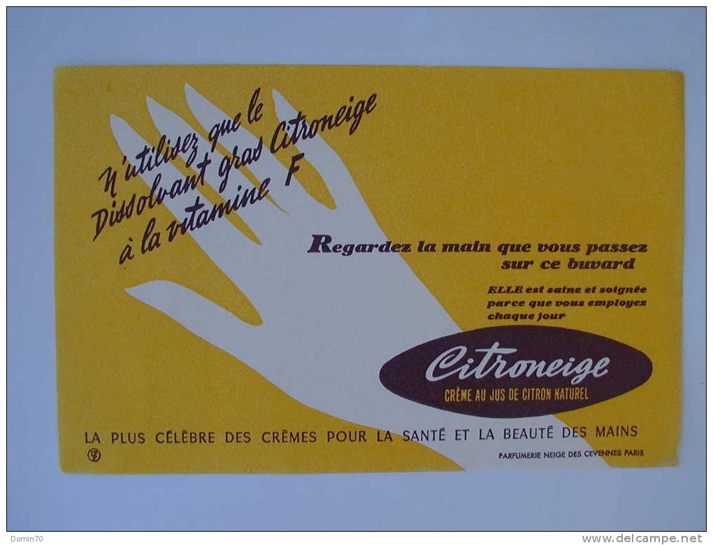 Buvard Collection Dissolvant Citroneige Beauté Des Mains - Collections, Lots & Séries