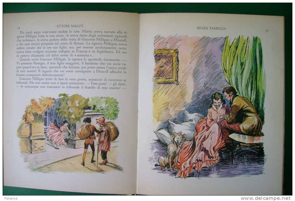 PDL/9 I Capolavori - SENZA FAMIGLIA-CANTO DI NATALE-L'ISOLA DEL TESORO-BARONE DI MANCHAUSEN Mondadori 1964/ill.Paparella - Abenteuer