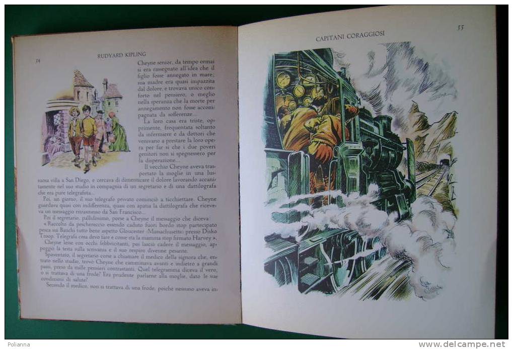 PDL/10 I Capolavori - IL PRINCIPE E IL POVERO-CAPITANI CORAGGIOSI-RE DEL FIUME D'ORO-MOBY DICK Mond. 1964/ill.Bagnoli - Abenteuer