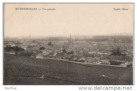 51 AY CHAMPAGNE - Vue Generale - Ay En Champagne