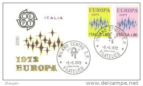 ITALY  1972  EUROPA CEPT FDC - 1972