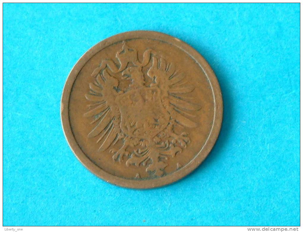 1874 A - 2 PFENNIG / KM 2 ( For Grade, Please See Photo ) ! - 2 Pfennig