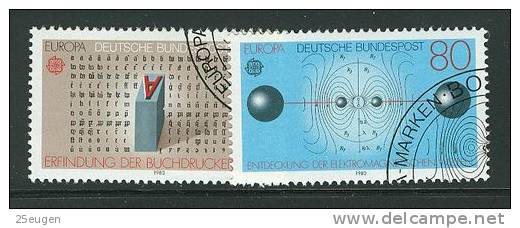 GERMANY 1983  EUROPA CEPT  USED - 1983