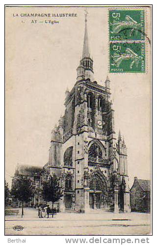 51 AY - L Eglise 2 - Ay En Champagne