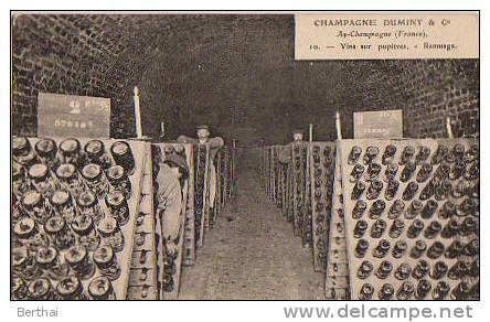 51 AY CHAMPAGNE - Champagne Duminy Et Cie - Vins Sur Pupitres - Remuage - Ay En Champagne