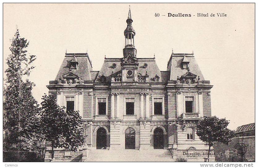 4325   DOULLENS   Hotel De Ville    écrite - Doullens