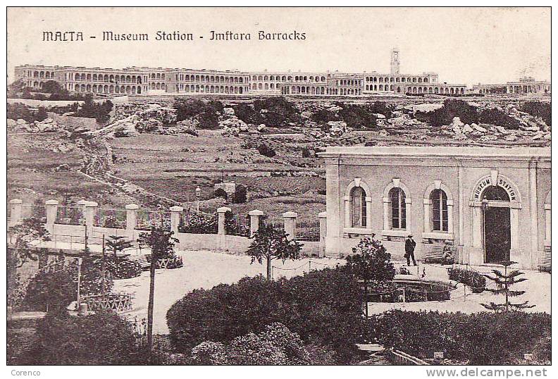 4333  MALTE  Museum Station écrite 1914 - Malta