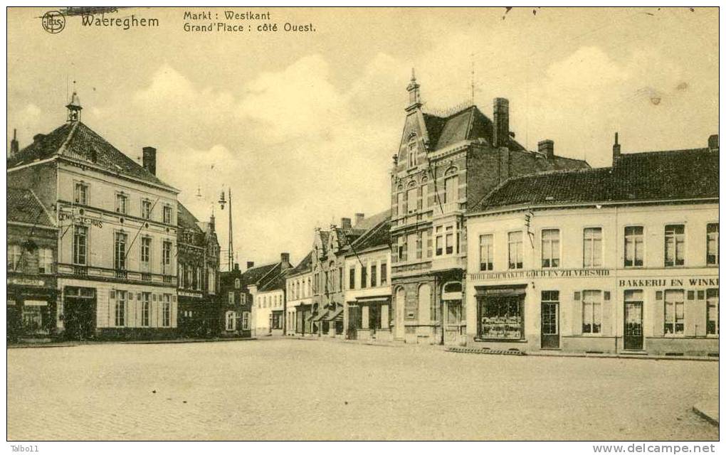 WAEREGHEM - Grand' Place Coté Ouest - Waregem