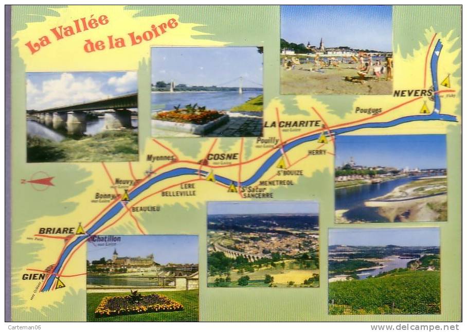 Région - La Vallée De La Loire - Gien, Briare, Cosne Sur Loire, Saint Satur, Pouilly Sur Loire, La Charité, Nevers - Centre-Val De Loire