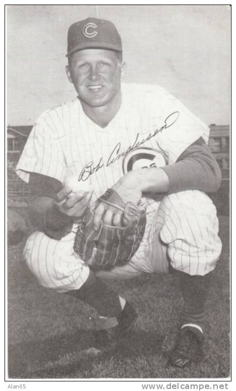 Bob Anderson Chicago Cubs Major League Baseball Player Pitcher On C1960s Vintage Postcard - Baseball