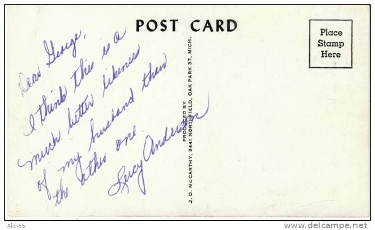 Bob Anderson Chicago Cubs Major League Baseball Player Pitcher On C1960s Vintage Postcard - Honkbal