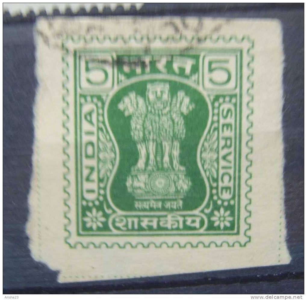 OS.21-2-1. INDIA, Official Stamps - Service Stamp - Official Stamps