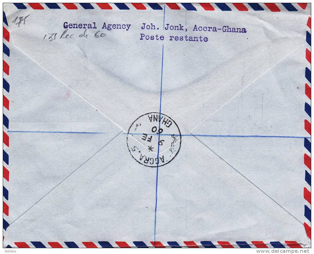 Armoiries - Drapeaux -Ghana - Lettre Recommandée De 1960 - Covers