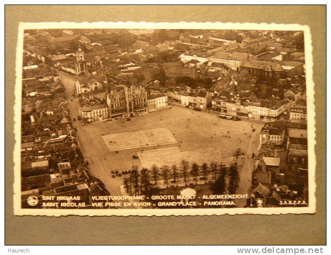 Saint Nicolas Sint Niklaas. Vue Prise En Avion, Vliegtuigopgename. Groote Markt - Sint-Niklaas