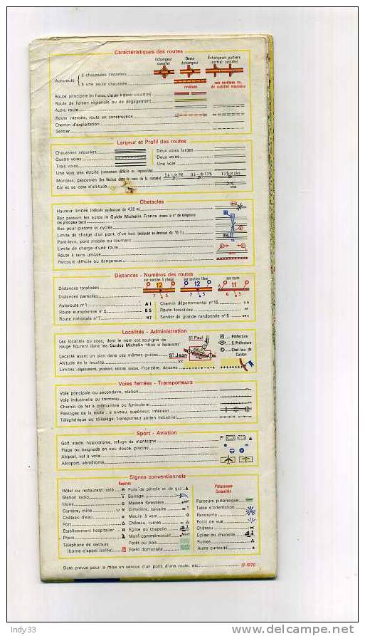 - CARTE MICHELIN 76 . 1976 - Strassenkarten